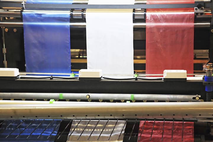 production of plastic bags